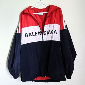 Balenciaga Logo Colorblock Windbreaker